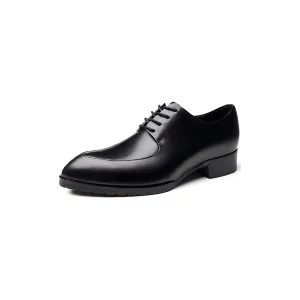 Embossed Elegance Pointed Toe Derby Dress Shoes