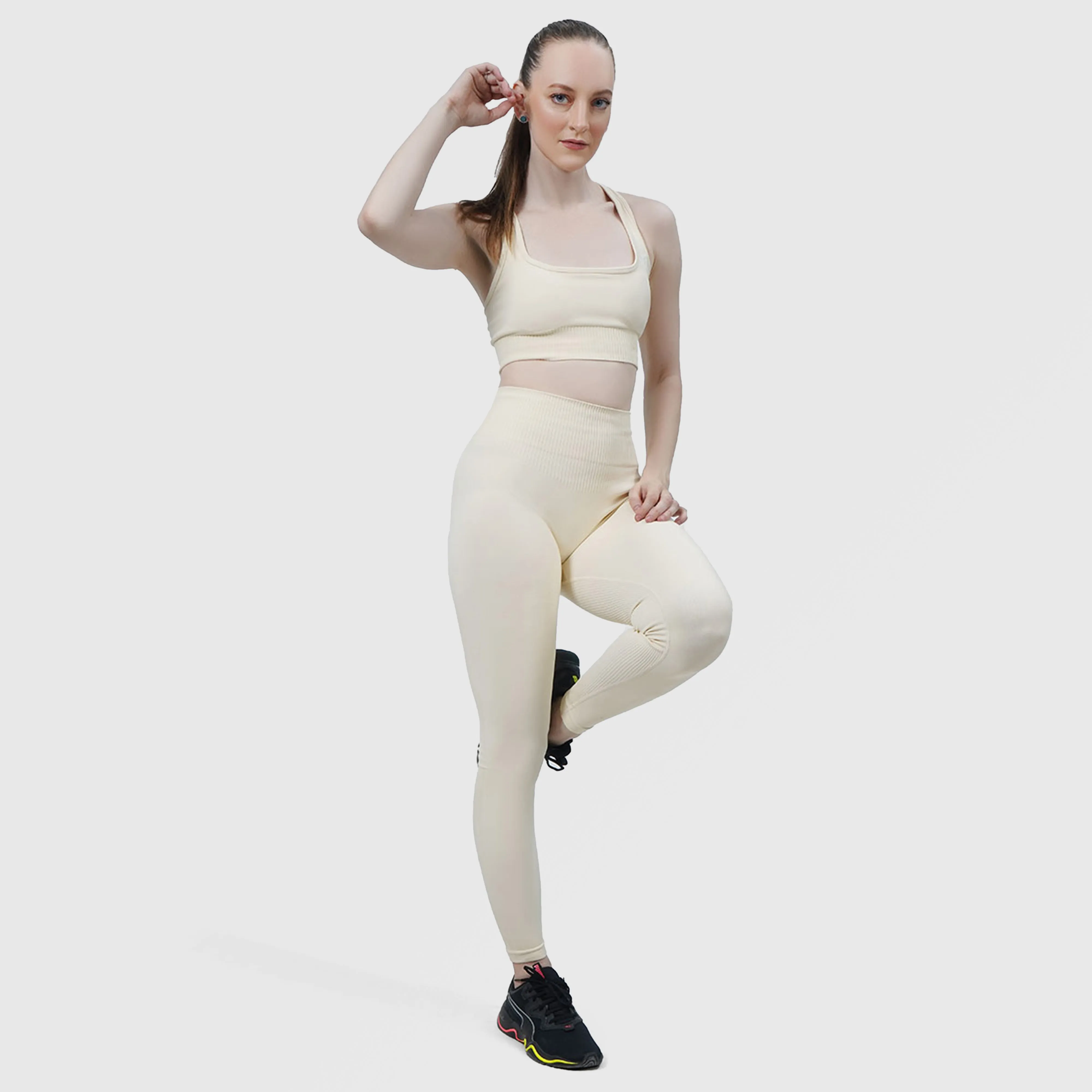 Endure Leggings (Cream)