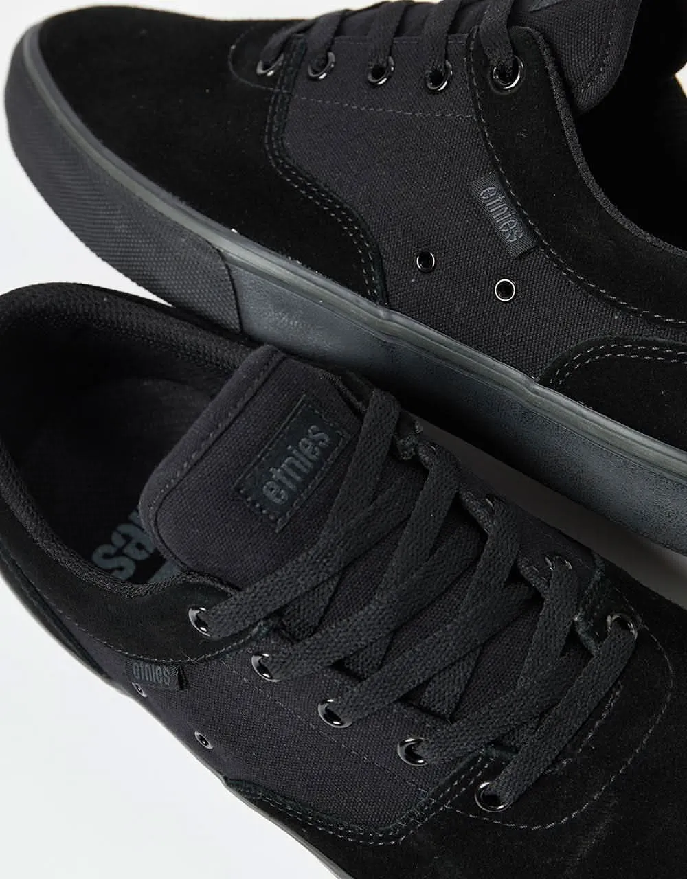 Etnies Factor Skate Shoes - Black/Black