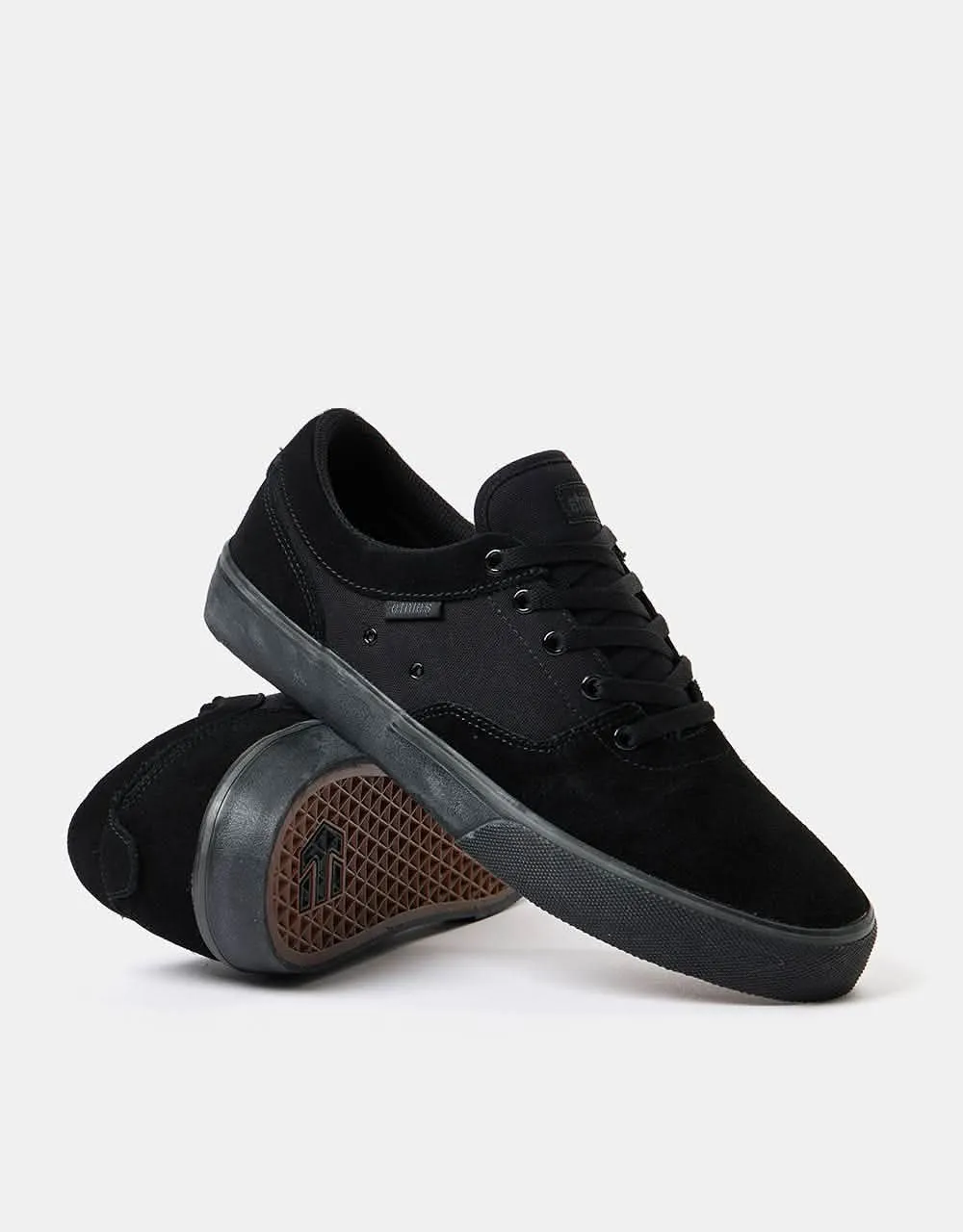 Etnies Factor Skate Shoes - Black/Black