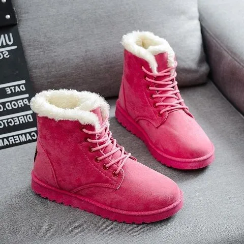 Flat-heel Student Short Lace-up Martin Boots Women Boots