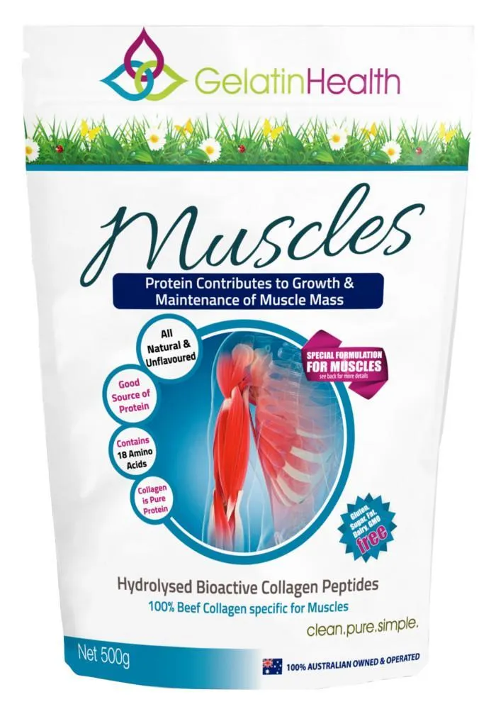 Gelatin Health Muscle Repair Powder