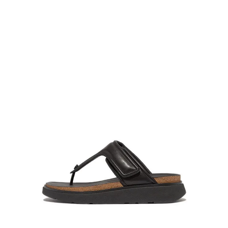 Gen-Ff Adj. Padded-Leather Toe-Post Sandals