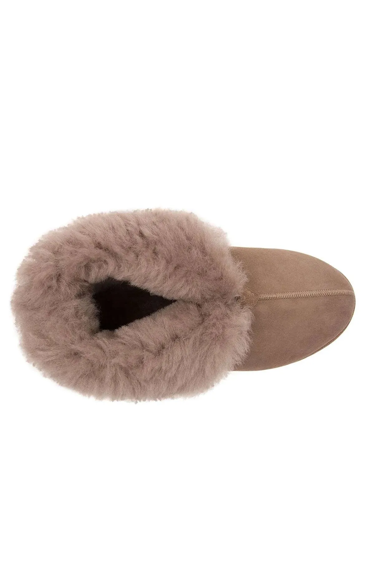 Genuine Suede Sheepskin Unisex Fudnap 191200 Mink