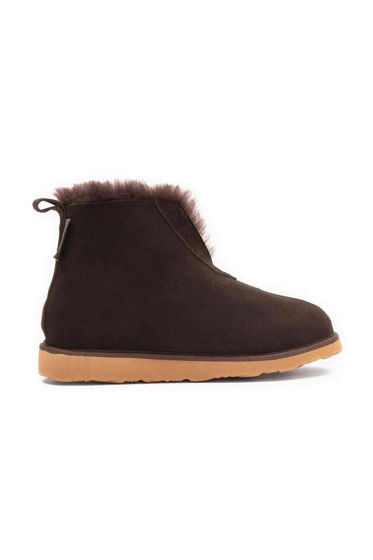 Genuine Suede Unisex Fudnap 191200 Brown