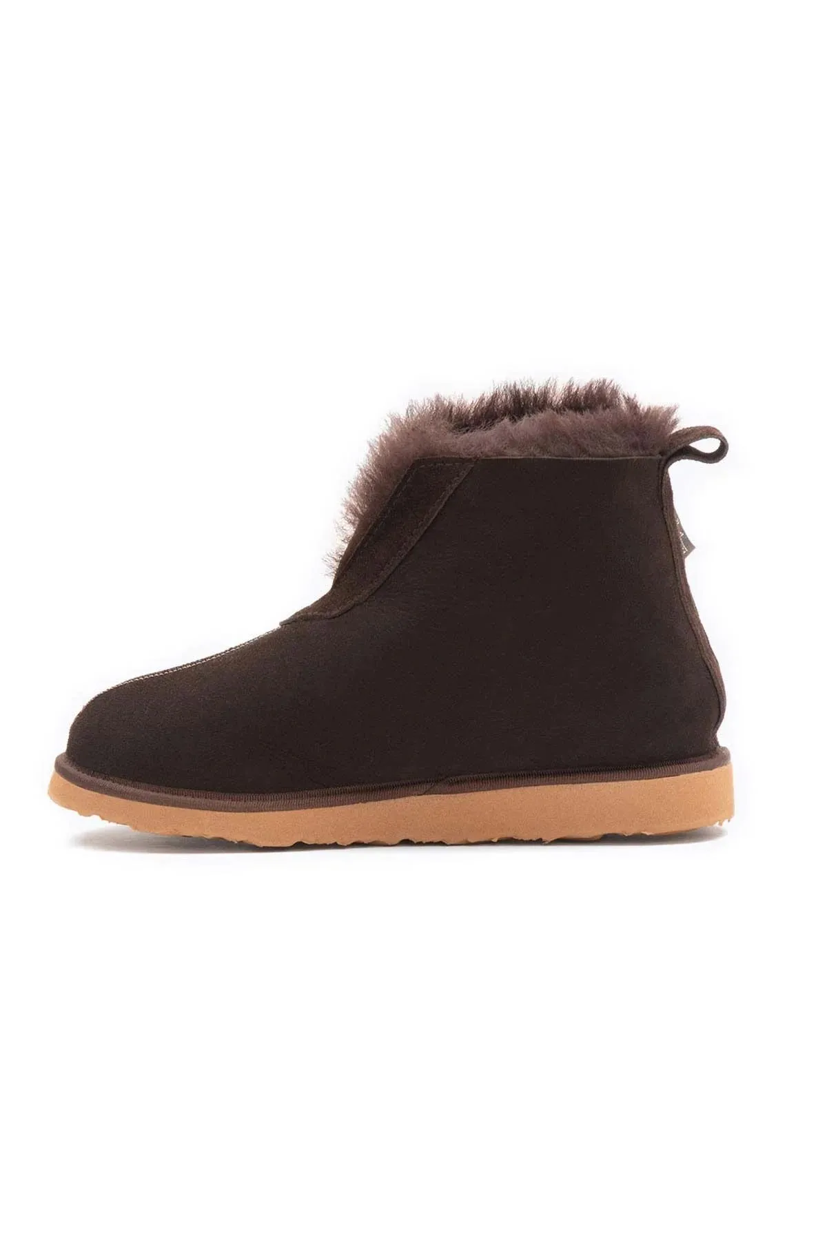 Genuine Suede Unisex Fudnap 191200 Brown