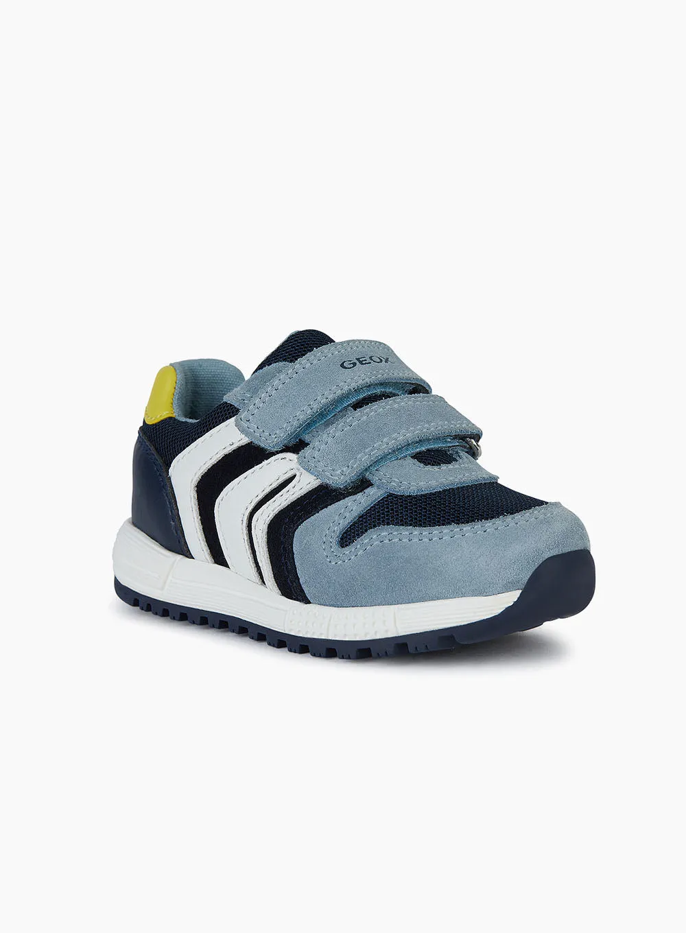 Geox Alben Baby Trainers in Sky/Navy