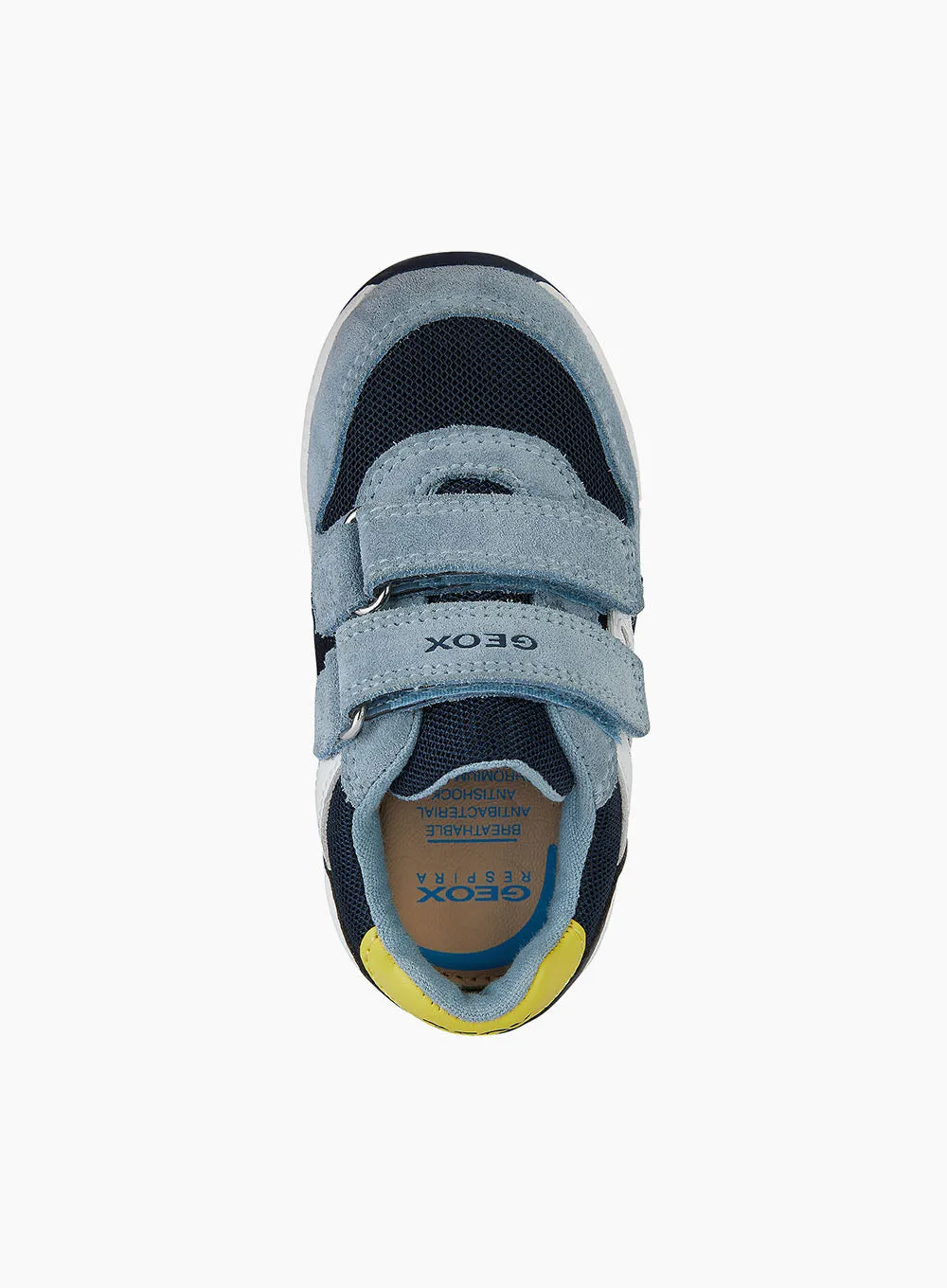 Geox Alben Baby Trainers in Sky/Navy