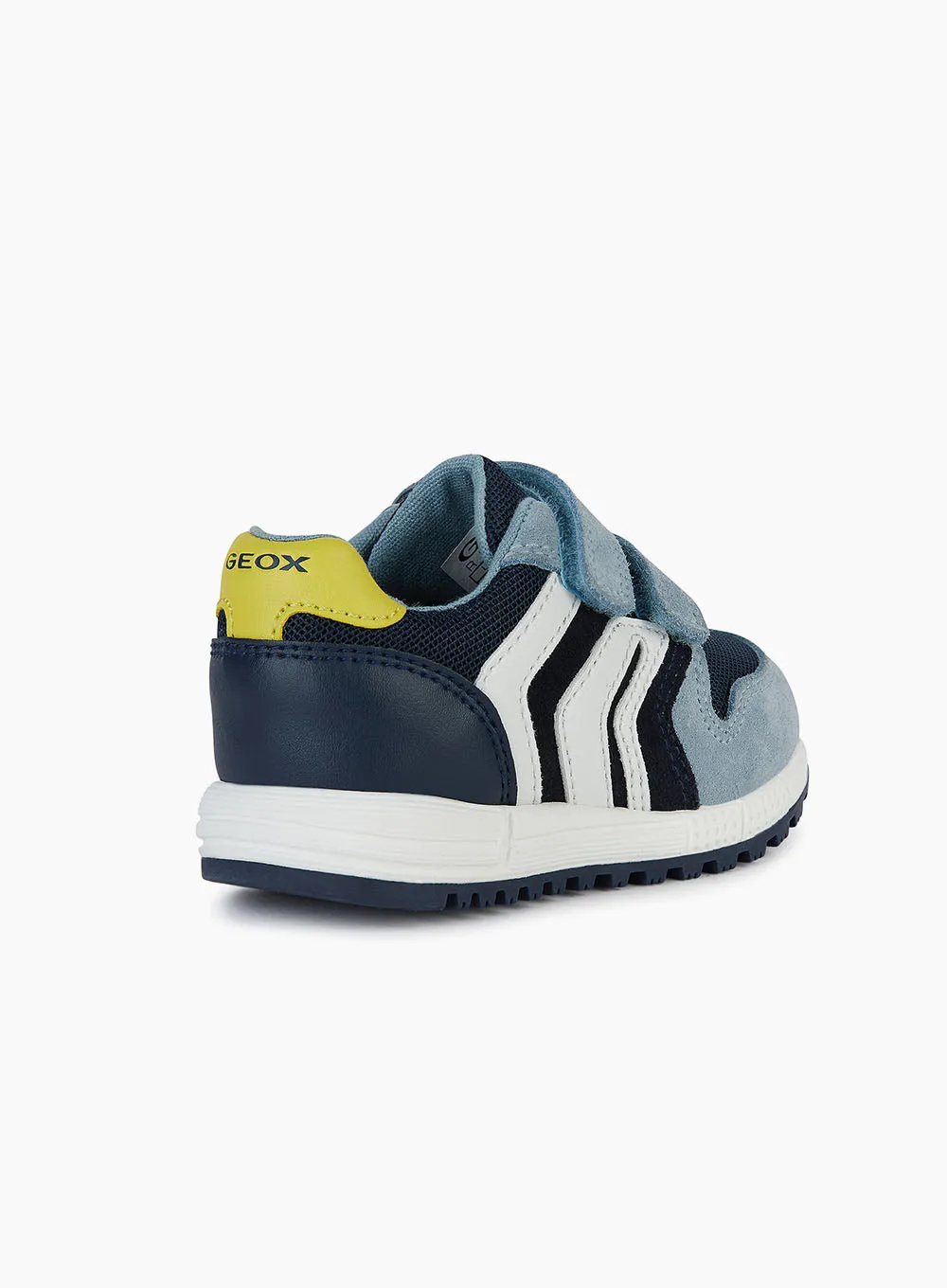 Geox Alben Baby Trainers in Sky/Navy