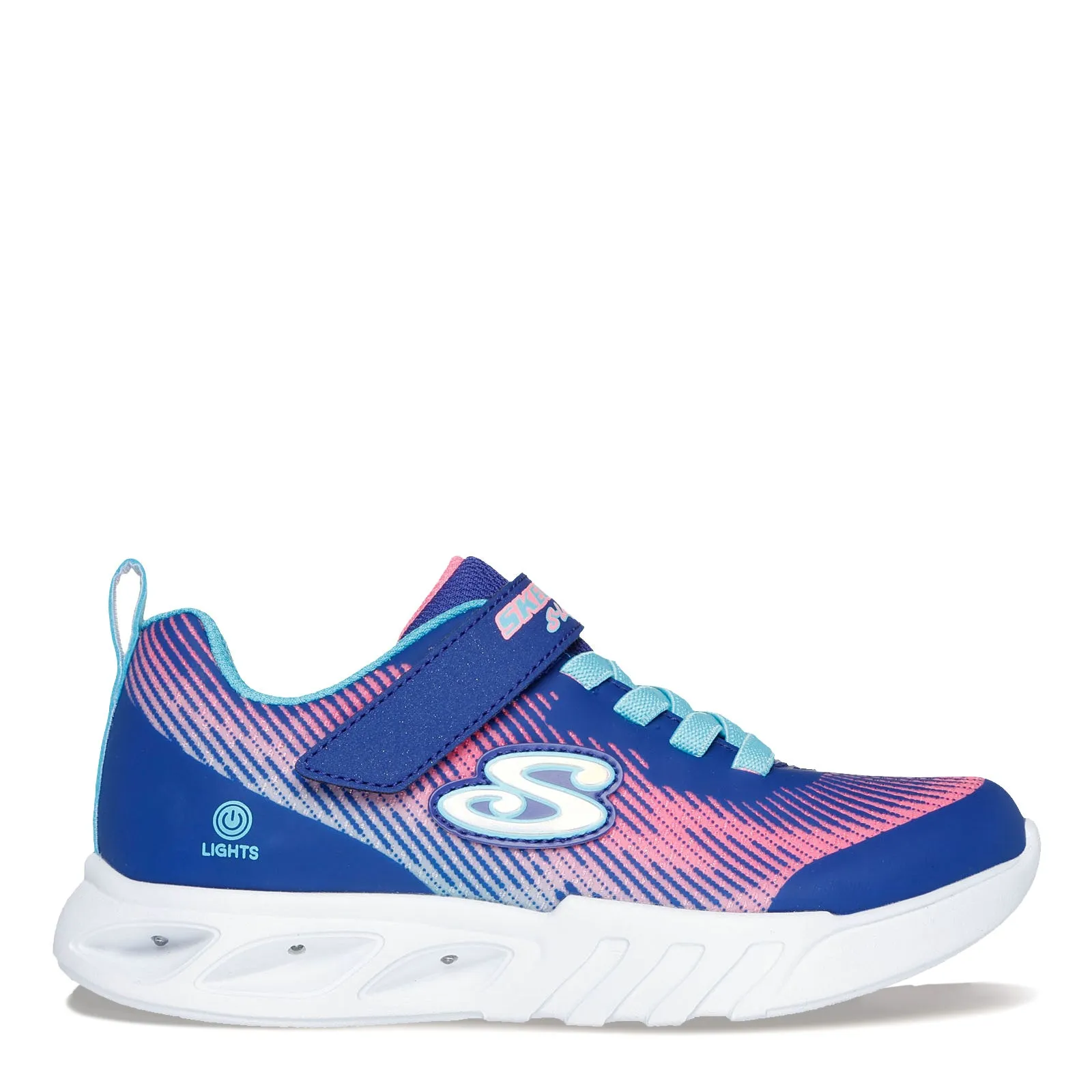 Girl's Skechers, S-Lights: Flicker Flash - Light Takeover Sneaker - Little Kid & Big Kid