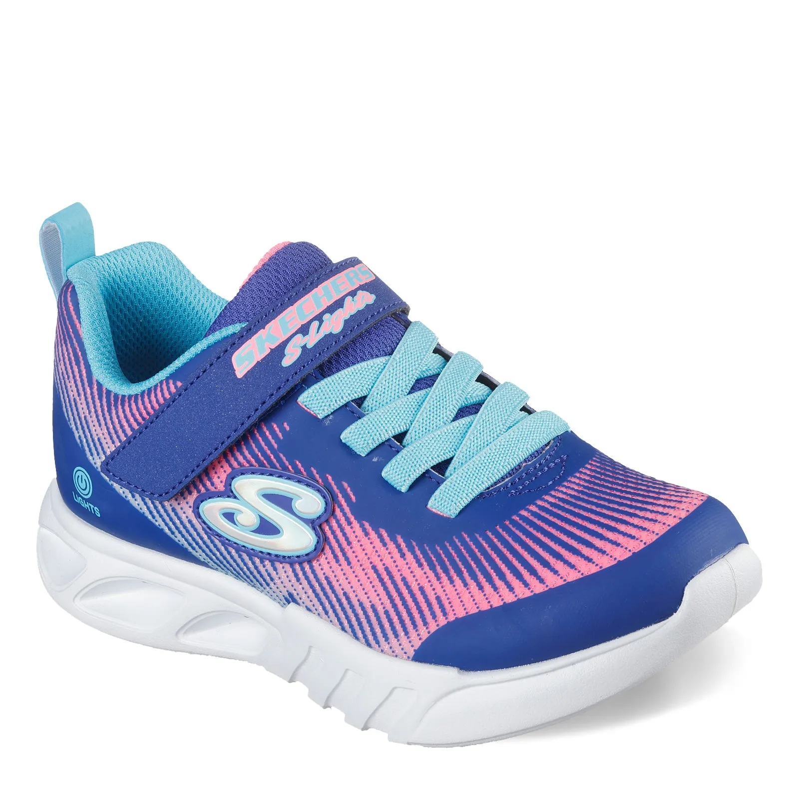 Girl's Skechers, S-Lights: Flicker Flash - Light Takeover Sneaker - Little Kid & Big Kid