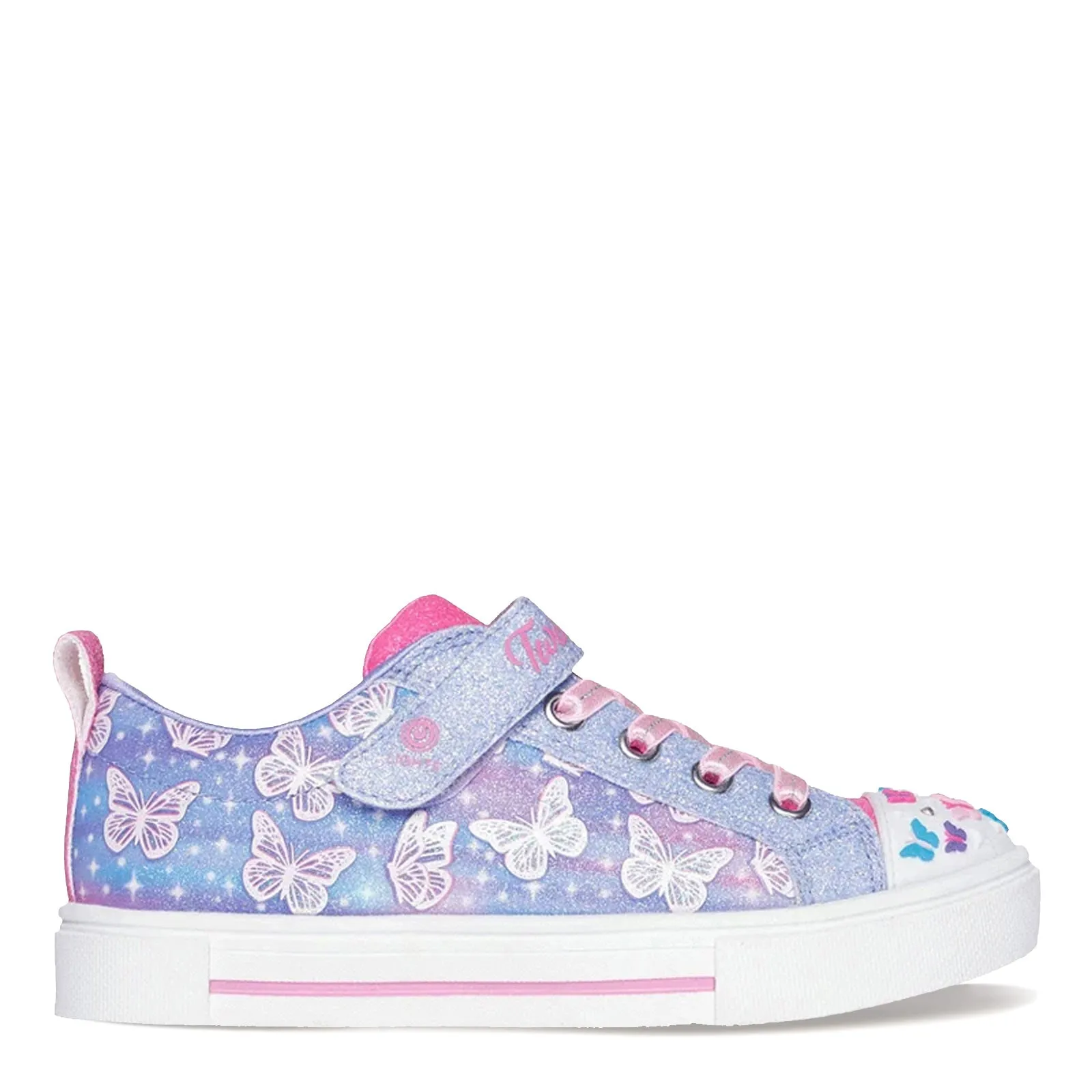 Girl's Skechers, Twinkle Toes: Twinkle Sparks - Ombre Flutter Sneaker - Little Kid