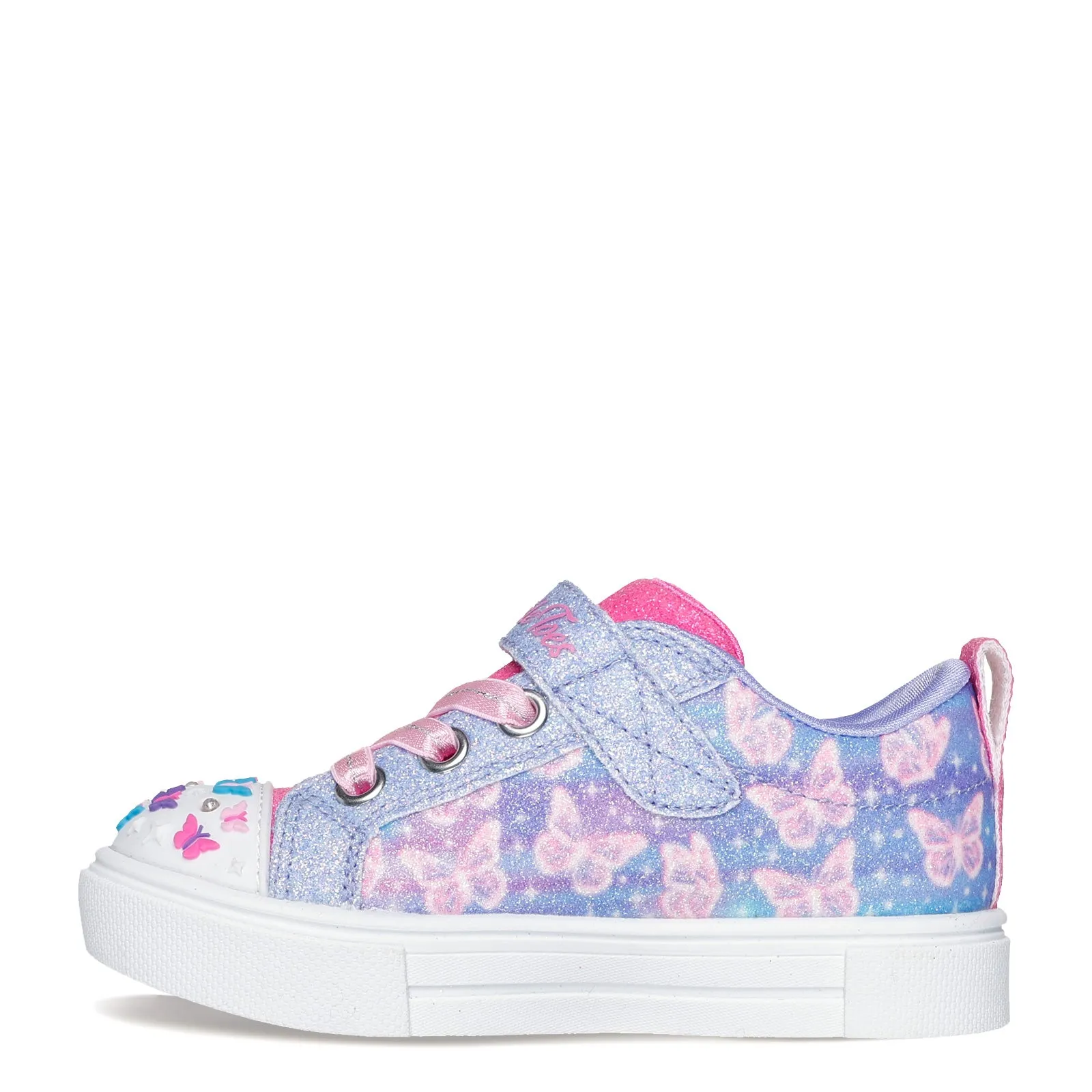 Girl's Skechers, Twinkle Toes: Twinkle Sparks - Ombre Flutter Sneaker - Toddler