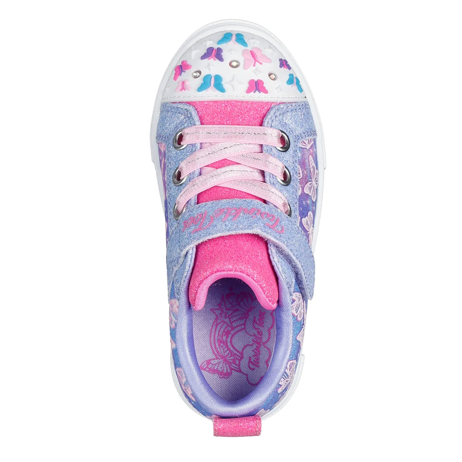 Girl's Skechers, Twinkle Toes: Twinkle Sparks - Ombre Flutter Sneaker - Toddler