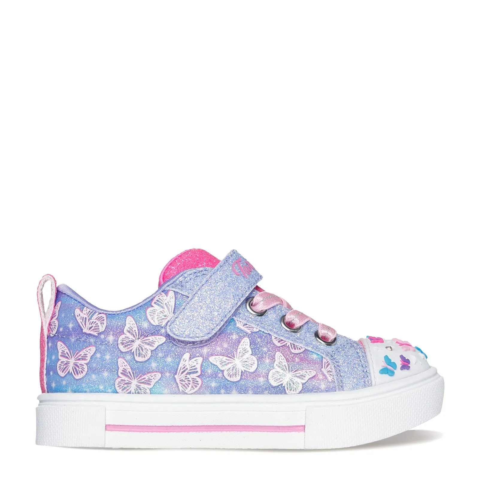 Girl's Skechers, Twinkle Toes: Twinkle Sparks - Ombre Flutter Sneaker - Toddler