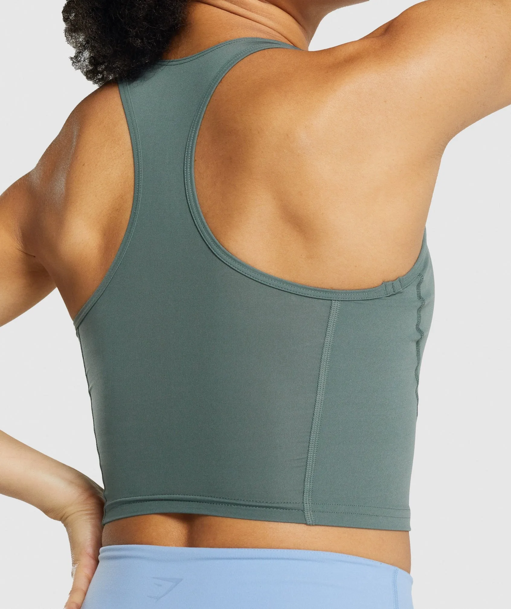 Gymshark Whitney Crop Tank - Eucalyptus