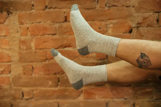 HEMP Socks for men Set of 6 pairs with a dark heel