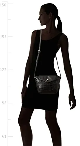 Hidesign womens EE GISELE II Medium Black I Sling Bag