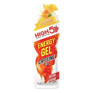 High 5 Energy Gel Caffeine Orange Sachet 40g