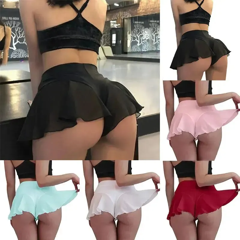 High Waist Mini Skirt Shorts