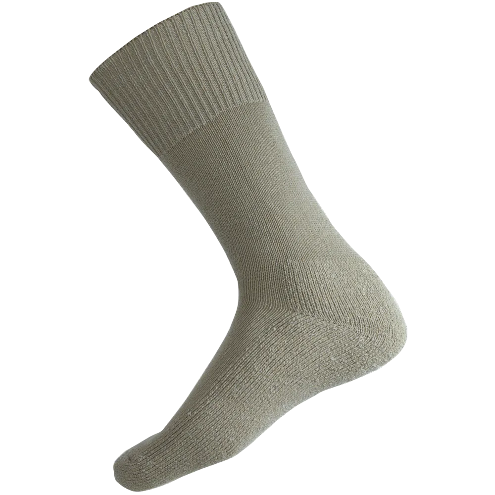 Humphrey Law - Cushion Foot Wool Sock – Navy | Black | Antelope – Large (11-14)