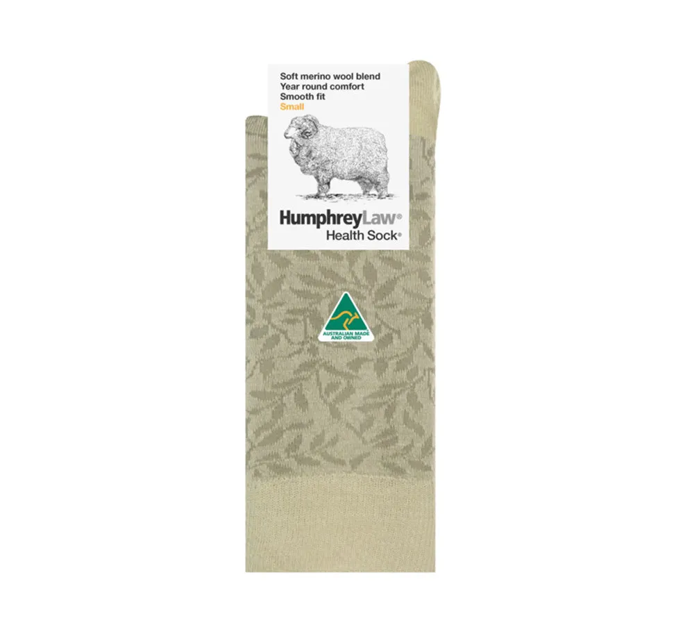 Humphrey Law Fine Merino Wool blend Patterned Health Socks