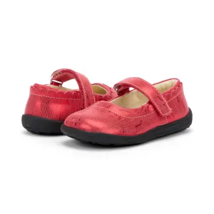 Jane II Kid's Mary Jane Dress Shoe - Red Metallic