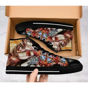 Katekyo Hitman Reborn Shoes High Top Sneakers for Kids and Adults