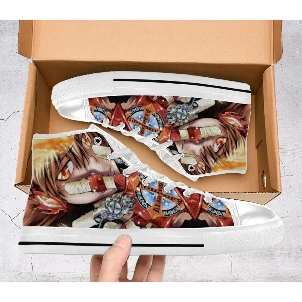 Katekyo Hitman Reborn Shoes High Top Sneakers for Kids and Adults