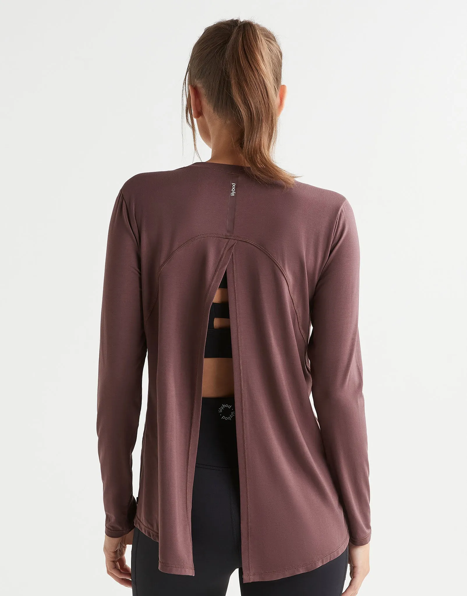 KENDALL Long sleeve Top - Burgundy