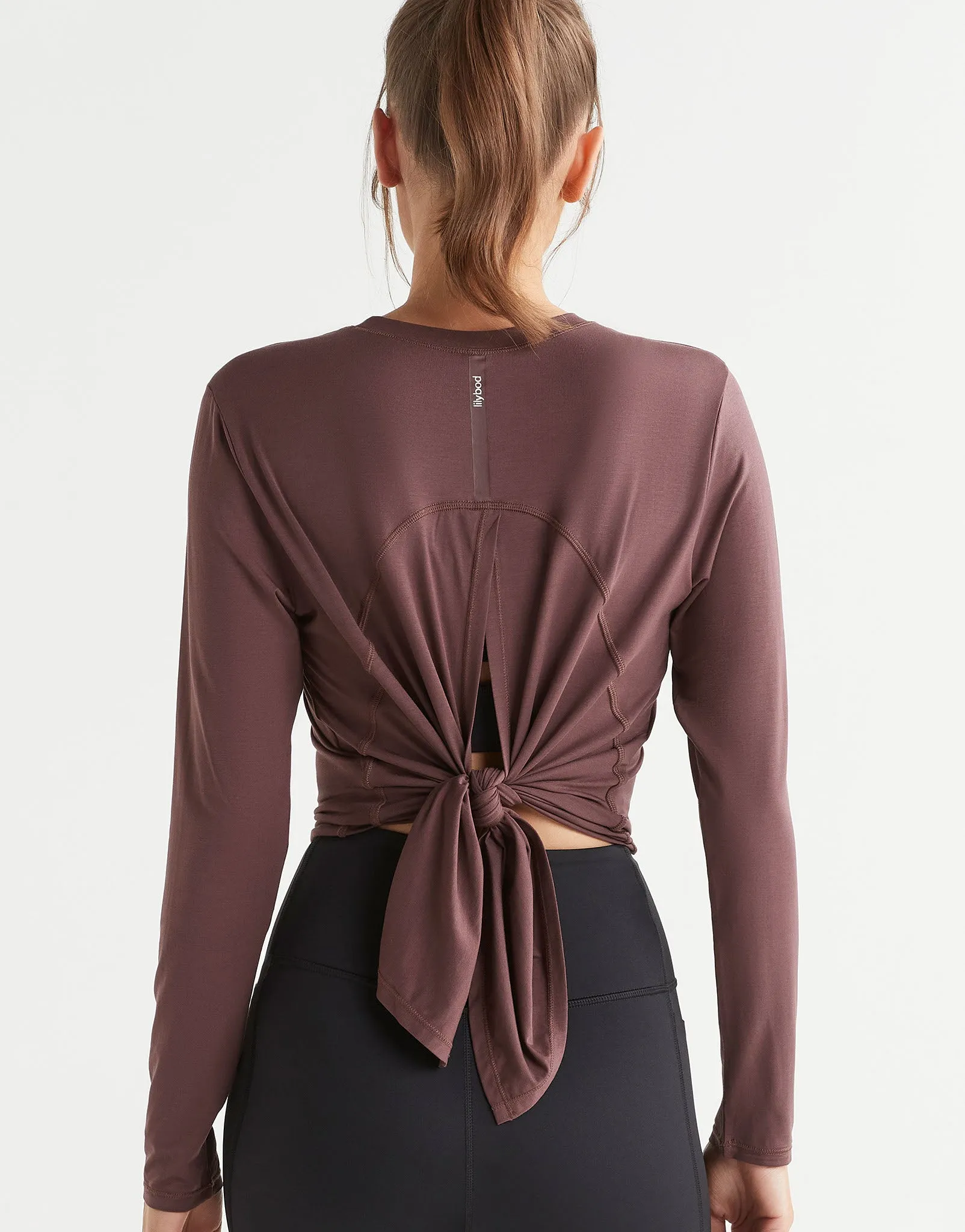 KENDALL Long sleeve Top - Burgundy