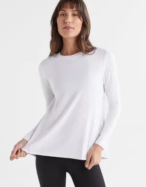 KENDALL Long Sleeve Top - White