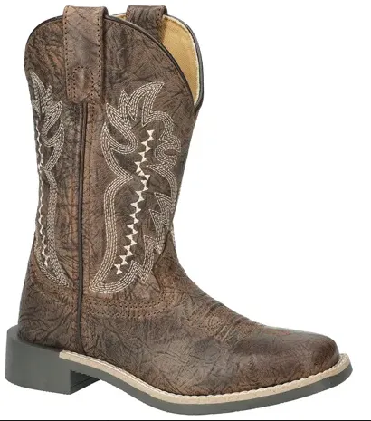 Kid's Smoky Mountain Presley Brown Boots