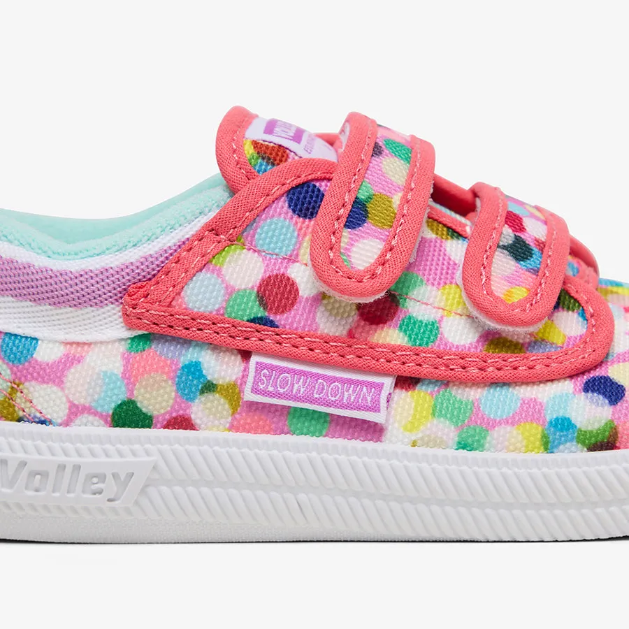 Kip & Co x Volley Confetti Pink International Junior Kids Sneaker