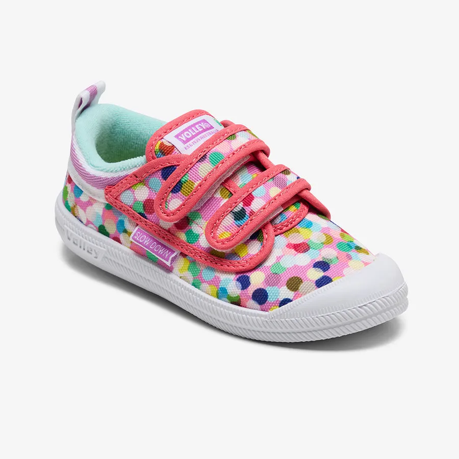 Kip & Co x Volley Confetti Pink International Junior Kids Sneaker