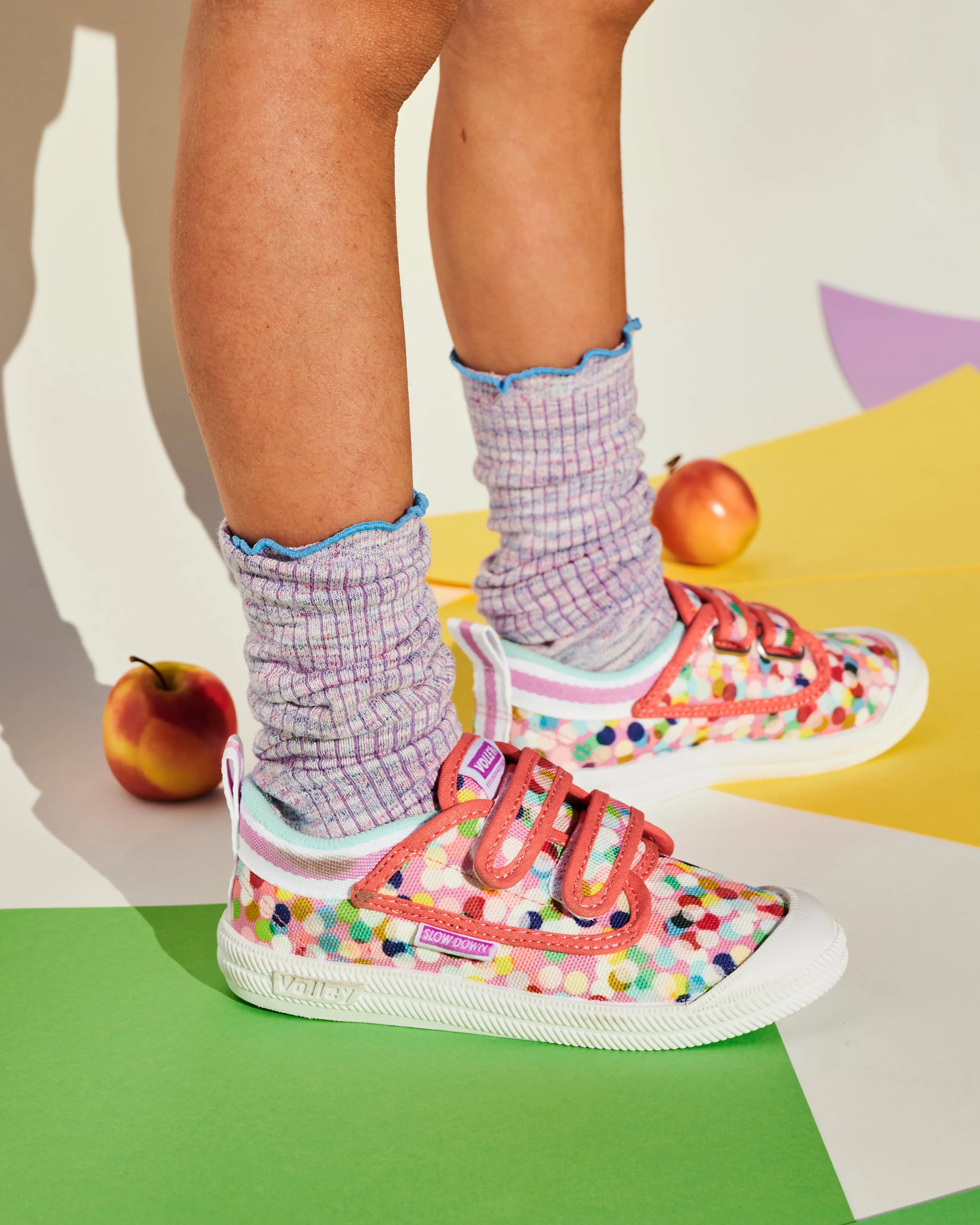 Kip & Co x Volley Confetti Pink International Junior Kids Sneaker