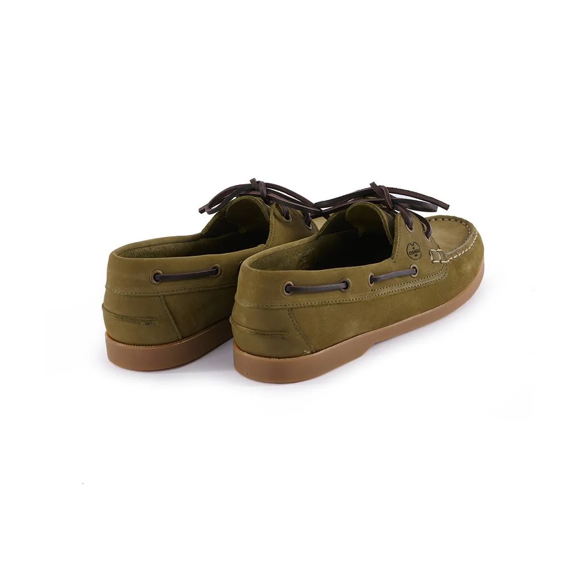 Le Chameau Ladies Galion Nubuck Homme Deck Shoe Iconic Green