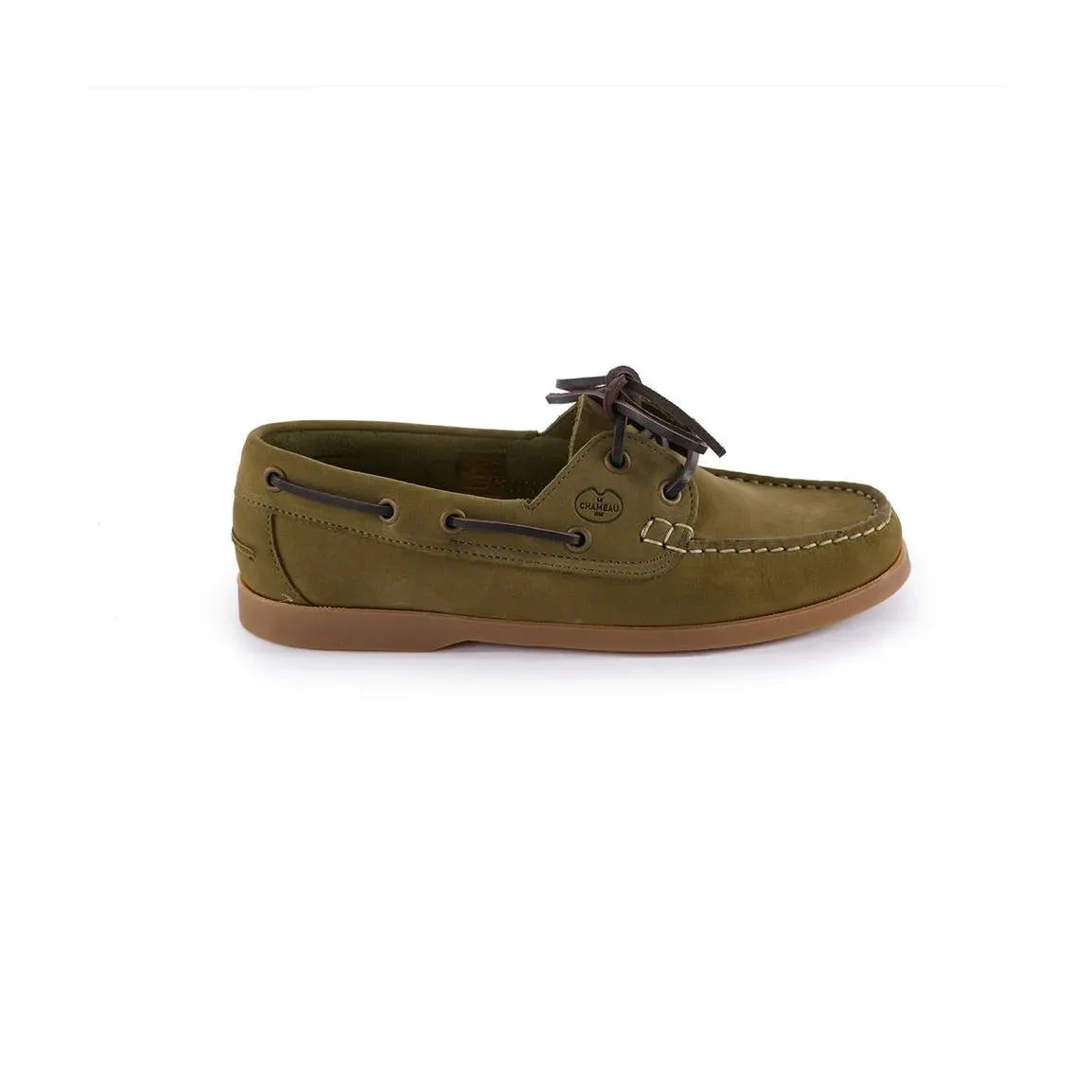 Le Chameau Ladies Galion Nubuck Homme Deck Shoe Iconic Green