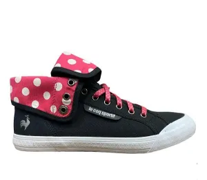 Le Coq Sportif scarpa sneakers da donna Deuville Plus 1311261 nero fucsia