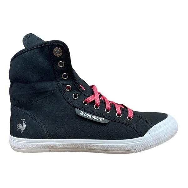 Le Coq Sportif scarpa sneakers da donna Deuville Plus 1311261 nero fucsia