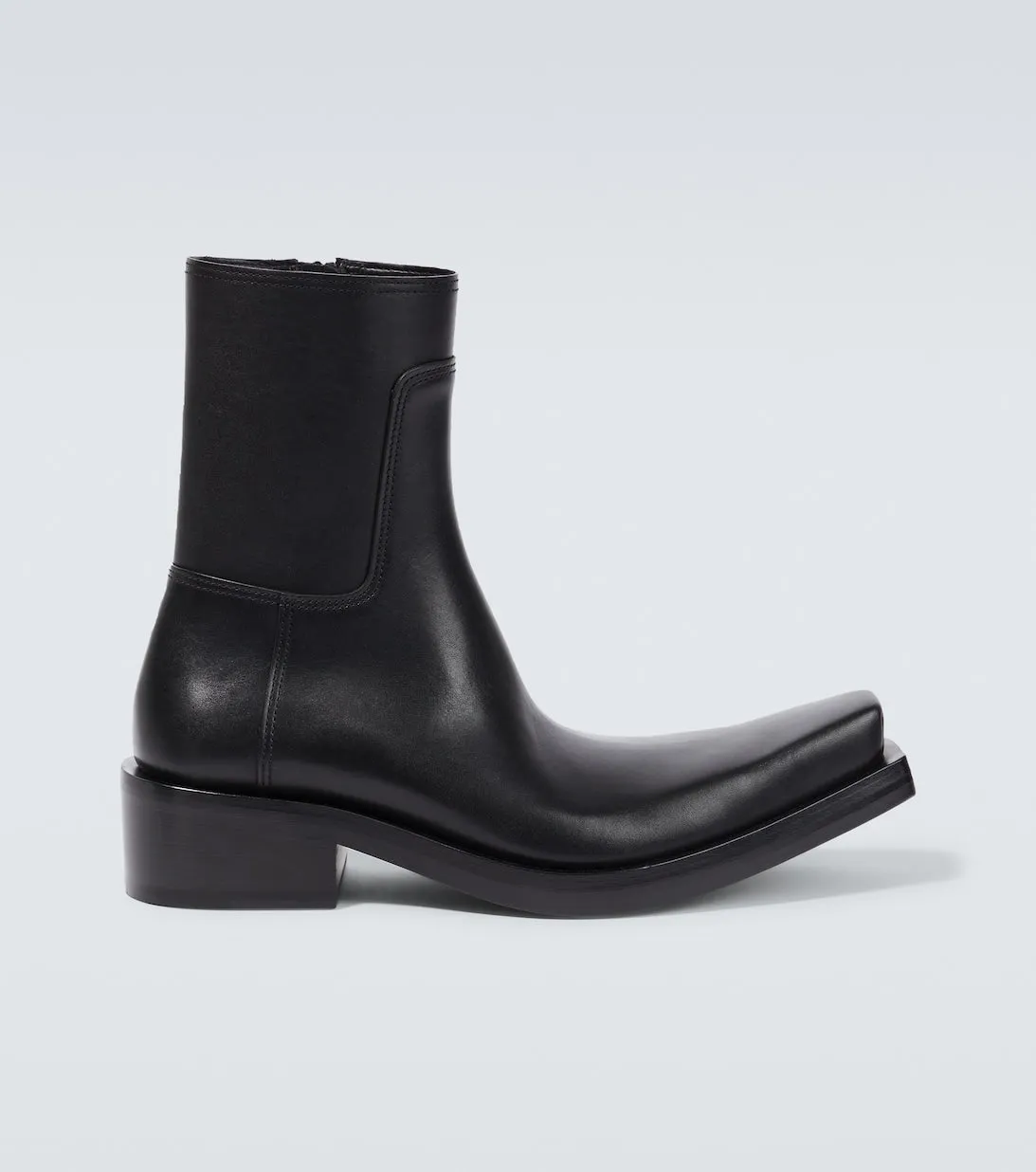 Leather boots Santiago Balenciaga, black