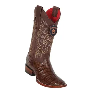 Los Altos Boots Women #322N8207 Ladies Dubai Boot | Style Caiman Belly Boots | Color Brown