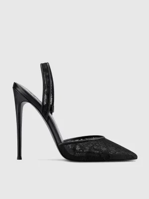 Macallan Slingback - Black Lace