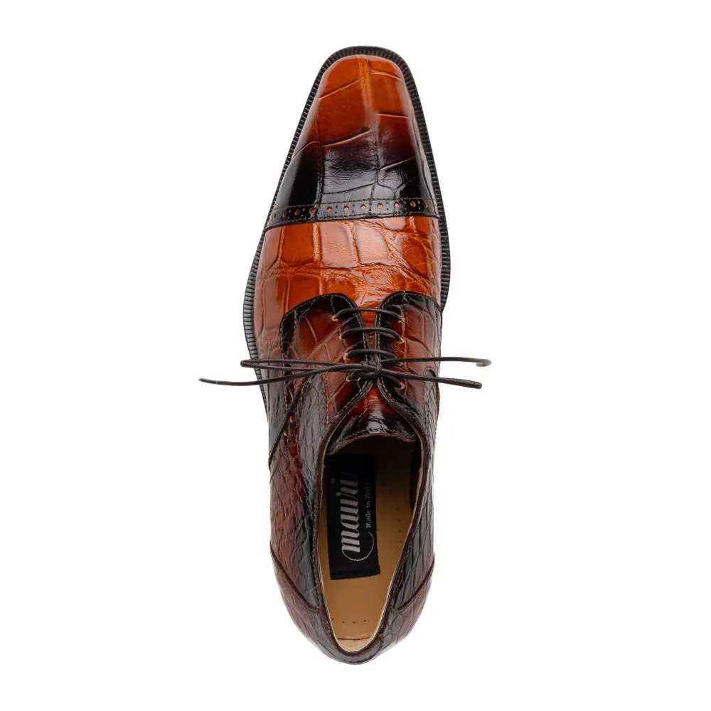 Mauri 1087/2 Alligator Cognac Dirty T.Moro