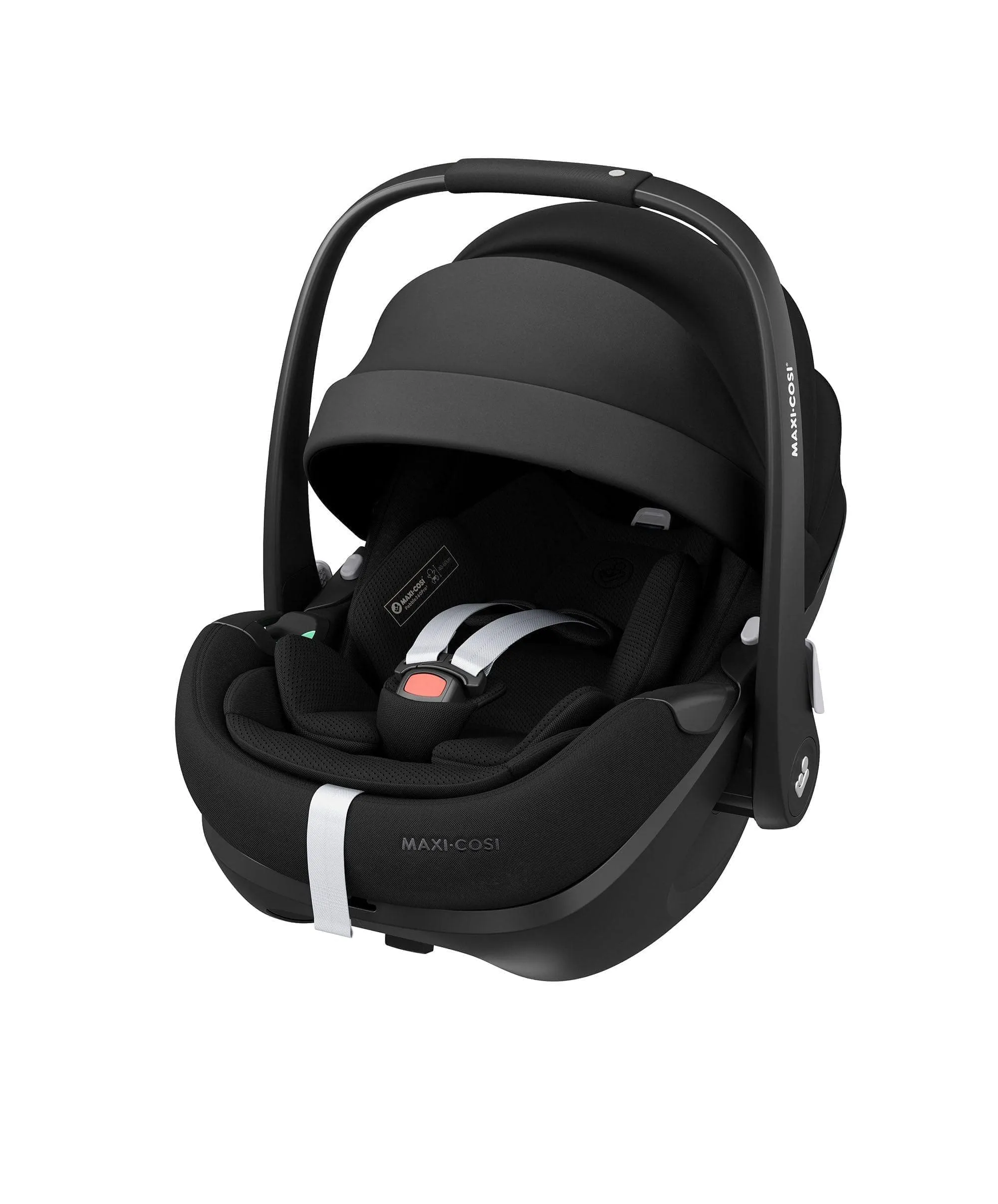 Maxi Cosi Fame Premium Pushchair Bundle with Pebble 360 Pro 2 Car Seat & Base – Black with Black Wheels