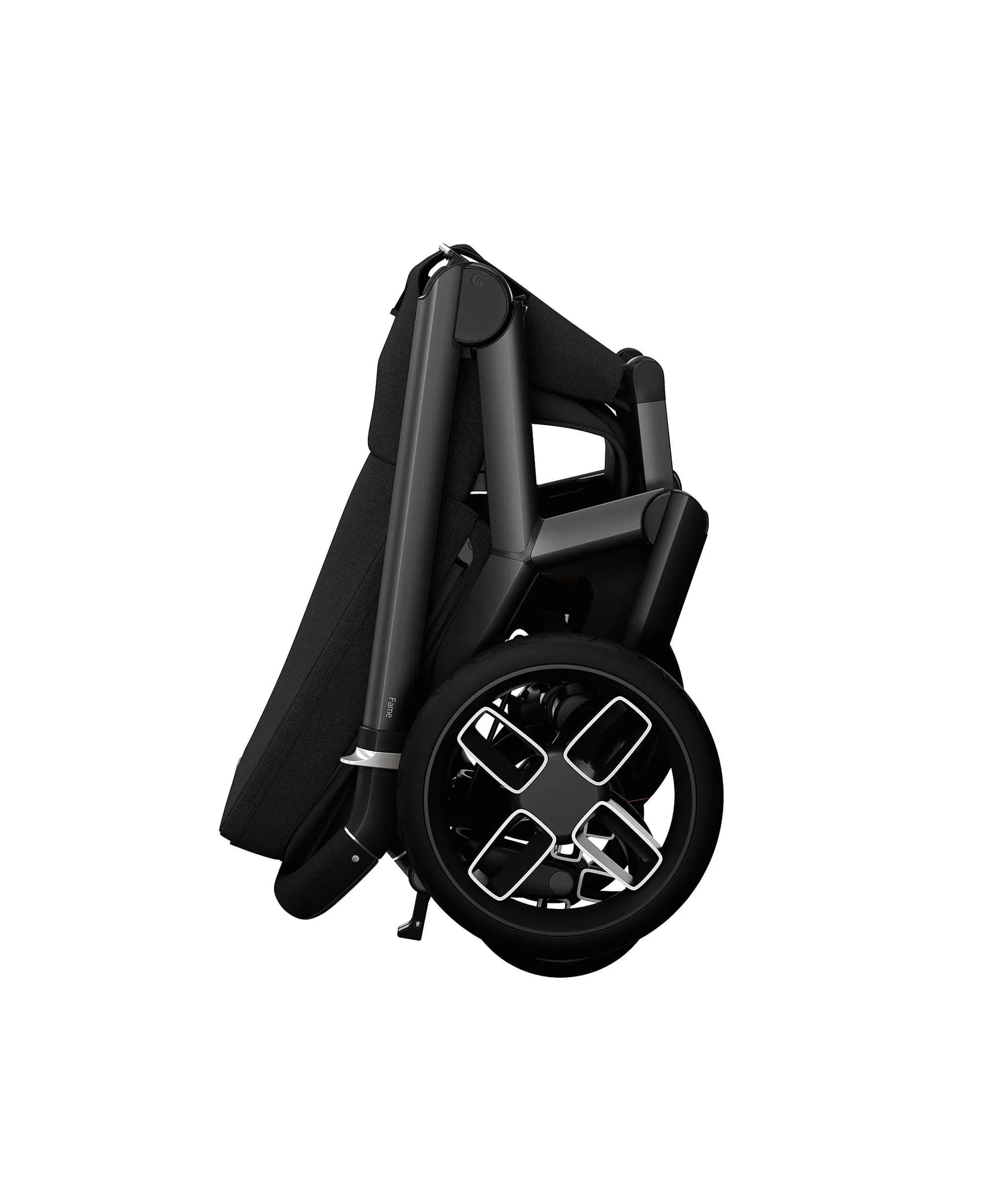 Maxi Cosi Fame Premium Pushchair Bundle with Pebble 360 Pro 2 Car Seat & Base – Black with Black Wheels