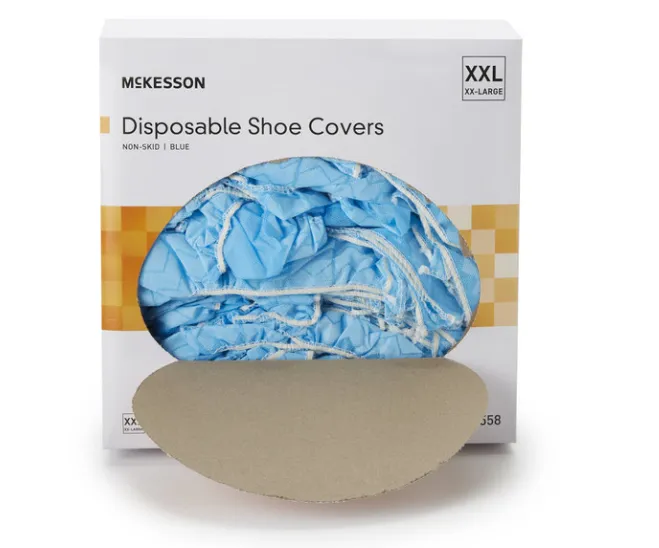 McKesson Shoe Cover - Non-Sterile, Blue