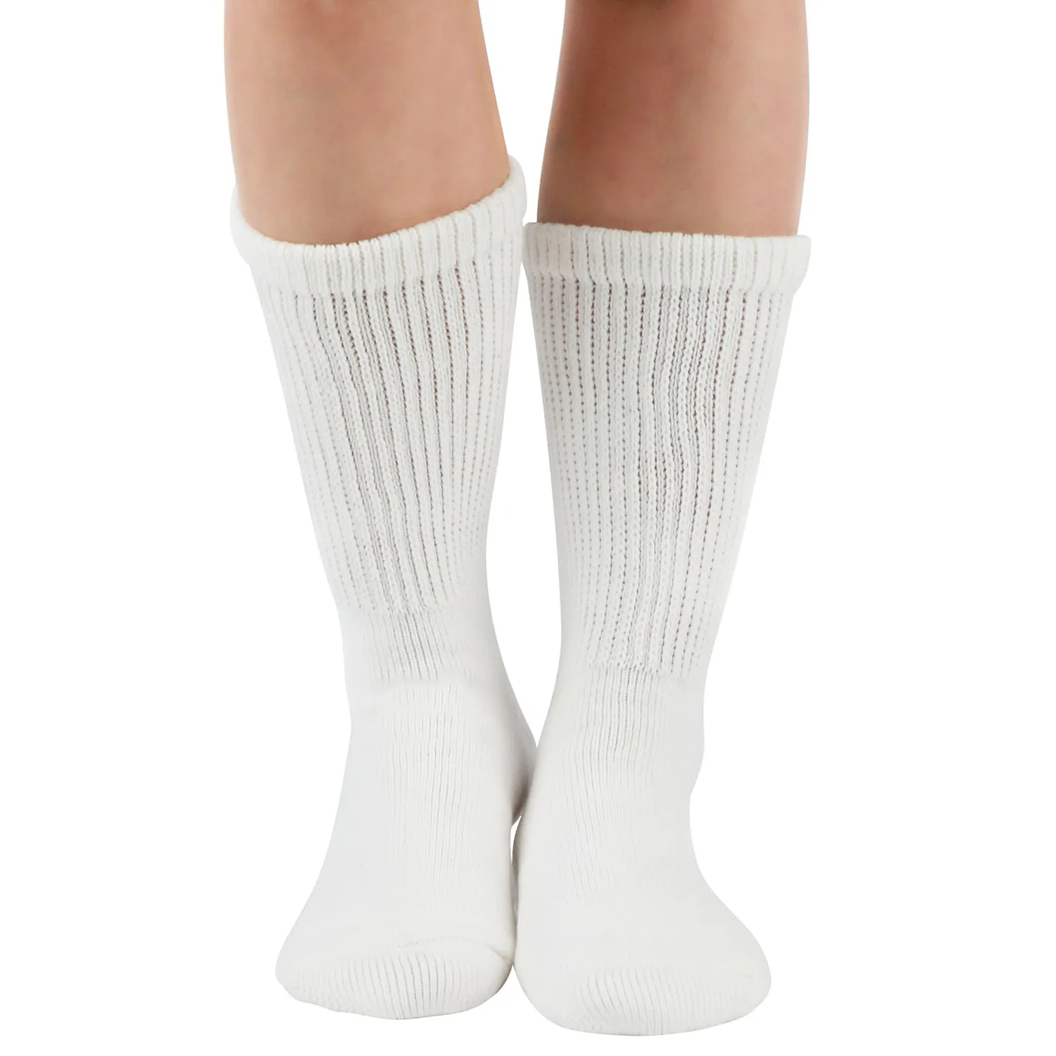 MD Cotton Non-Binding Warm Cushion Crew Socks Dress Socks