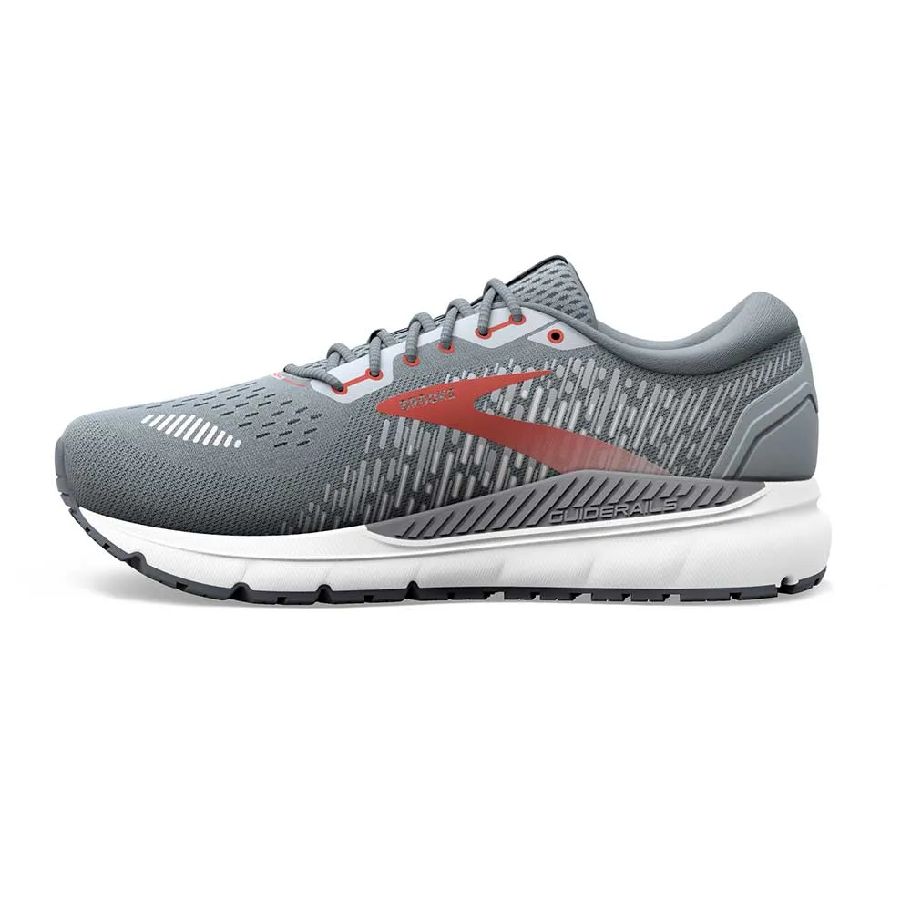 Men's Addiction GTS 15 Running Shoe  - Grey/Ebony/Chili Oil - Wide (2E)