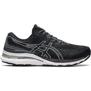 Men's Asics Gel-Kayano 28, Black/White, 11 2E Wide